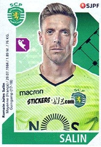 Cromo Salin - Futebol 2017-2018 - Panini