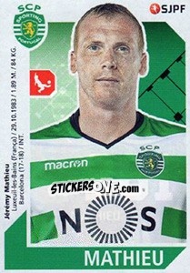 Sticker Jérémy Mathieu - Futebol 2017-2018 - Panini