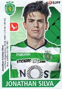 Sticker Jonathan Silva - Futebol 2017-2018 - Panini