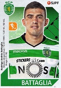 Sticker Rodrigo Battaglia - Futebol 2017-2018 - Panini