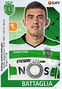 Sticker Rodrigo Battaglia - Futebol 2017-2018 n. 266 - Panini