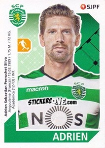 Sticker Adrien Silva - Futebol 2017-2018 - Panini
