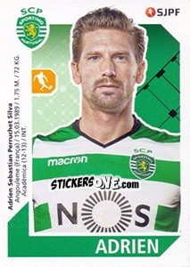 Sticker Adrien Silva - Futebol 2017-2018 n. 267 - Panini