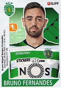 Sticker Bruno Fernandes - Futebol 2017-2018 n. 268 - Panini