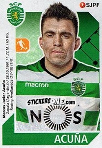 Sticker Marcos Acuña - Futebol 2017-2018 n. 269 - Panini