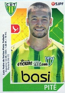 Sticker Pité - Futebol 2017-2018 n. 278 - Panini