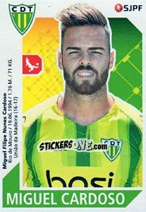 Sticker Miguel Cardoso - Futebol 2017-2018 - Panini