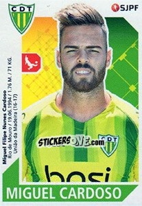 Sticker Miguel Cardoso - Futebol 2017-2018 n. 279 - Panini