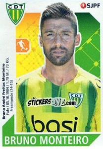 Sticker Bruno Monteiro - Futebol 2017-2018 - Panini