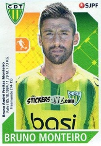 Sticker Bruno Monteiro - Futebol 2017-2018 n. 284 - Panini