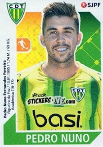 Sticker Pedro Nuno - Futebol 2017-2018 n. 285 - Panini