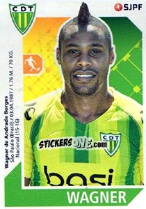 Sticker Wagner - Futebol 2017-2018 n. 287 - Panini