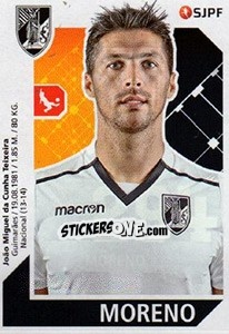 Sticker Moreno - Futebol 2017-2018 n. 294 - Panini