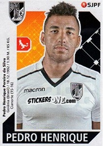Sticker Pedro Henrique - Futebol 2017-2018 n. 296 - Panini