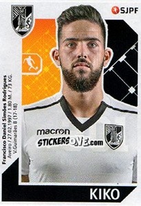Sticker Kiko - Futebol 2017-2018 - Panini