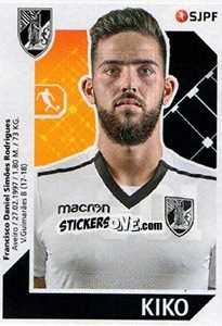 Figurina Kiko - Futebol 2017-2018 - Panini