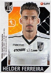 Sticker Hélder Ferreira - Futebol 2017-2018 - Panini