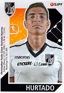 Sticker Hurtado - Futebol 2017-2018 n. 304 - Panini