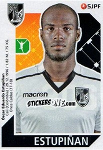 Sticker Estupiñan - Futebol 2017-2018 n. 306 - Panini