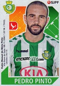 Cromo Pedro Pinto - Futebol 2017-2018 - Panini