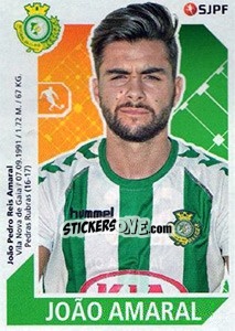 Sticker João Amaral - Futebol 2017-2018 n. 321 - Panini