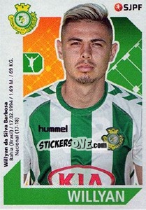 Sticker Willyan - Futebol 2017-2018 - Panini