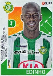 Sticker Edinho - Futebol 2017-2018 n. 324 - Panini