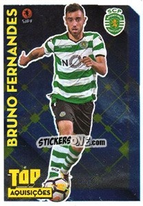 Sticker Bruno Fernandes - Futebol 2017-2018 n. 327 - Panini