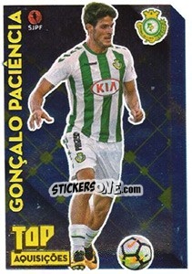 Sticker Gonçalo Paciência - Futebol 2017-2018 n. 333 - Panini