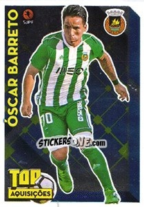 Sticker Óscar Barreto - Futebol 2017-2018 - Panini