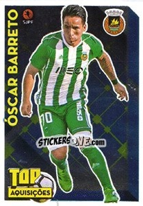 Sticker Óscar Barreto - Futebol 2017-2018 n. 337 - Panini