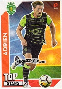 Sticker Adrien Silva - Futebol 2017-2018 n. 343 - Panini
