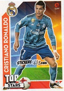 Sticker Cristiano Ronaldo - Futebol 2017-2018 n. 350 - Panini