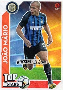 Sticker João Mário - Futebol 2017-2018 n. 354 - Panini