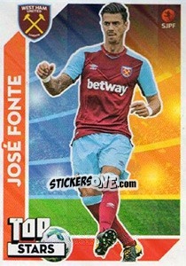 Sticker José Fonte - Futebol 2017-2018 n. 356 - Panini