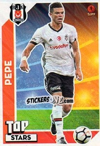 Sticker Pepe - Futebol 2017-2018 - Panini