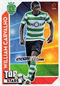 Sticker William Carvalho - Futebol 2017-2018 n. 368 - Panini
