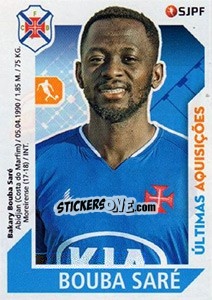 Cromo Bouba Saré - Futebol 2017-2018 - Panini