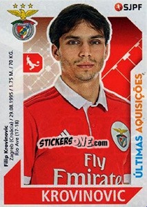 Figurina Filip Krovinovic - Futebol 2017-2018 n. 372 - Panini