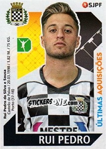 Sticker Rui Pedro - Futebol 2017-2018 - Panini