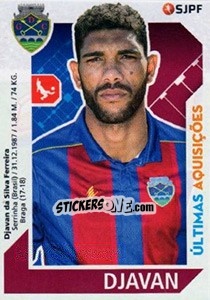Sticker Djavan - Futebol 2017-2018 n. 377 - Panini