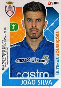 Sticker João Silva - Futebol 2017-2018 - Panini