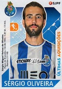 Sticker Sérgio Oliveira - Futebol 2017-2018 n. 387 - Panini
