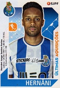 Sticker Hernâni - Futebol 2017-2018 n. 388 - Panini