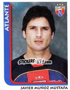Sticker Javier Munoz Mustafa - Superfutbol Mexico 2009 n. 3 - Panini