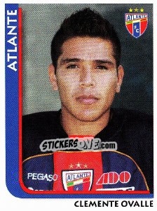 Sticker Clemente Ovalle - Superfutbol Mexico 2009 - Panini