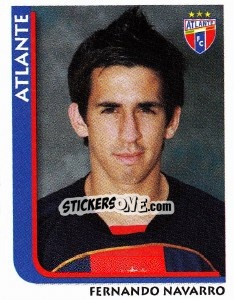 Sticker Fernando Navarro - Superfutbol Mexico 2009 n. 10 - Panini