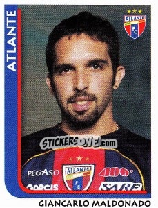 Sticker Giancarlo Maldonado - Superfutbol Mexico 2009 n. 14 - Panini
