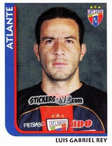 Sticker Luis Gabriel Rey - Superfutbol Mexico 2009 - Panini