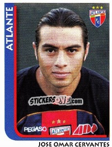 Sticker Jose Omar Cervantes - Superfutbol Mexico 2009 n. 17 - Panini